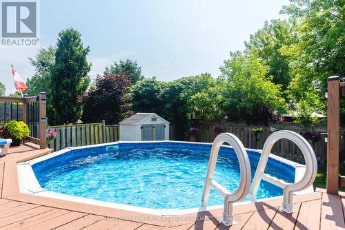 217 Baxter Street, London, ON - Outdoor With Above Ground Pool With Backyard