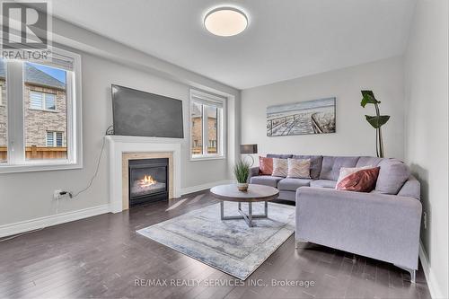125 Russell Creek Drive, Brampton, ON - Indoor Photo Showing Living Room With Fireplace