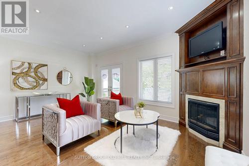 29 Kenora Crescent, Toronto, ON - Indoor Photo Showing Living Room With Fireplace