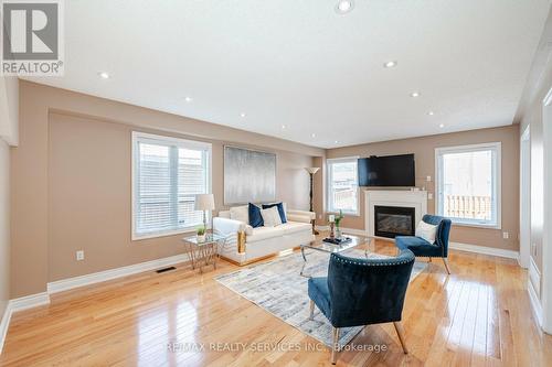 43 Sir Jacobs Crescent, Brampton, ON - Indoor Photo Showing Living Room With Fireplace