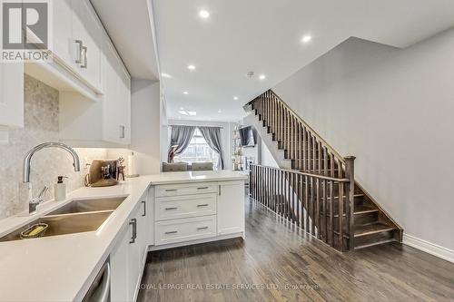 1022A Islington Avenue, Toronto, ON - Indoor Photo Showing Kitchen With Double Sink With Upgraded Kitchen