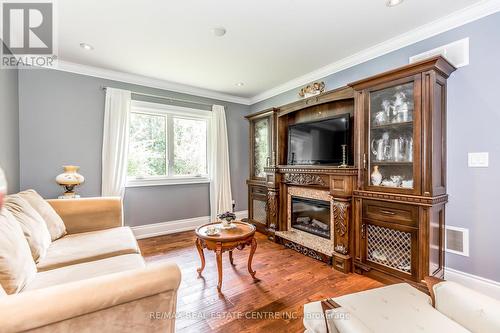 19617 Mountainview Road, Caledon, ON - Indoor Photo Showing Living Room With Fireplace