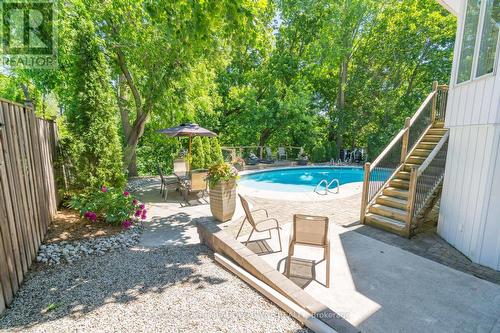 67 Mary Street, Halton Hills, ON - Outdoor With In Ground Pool With Backyard