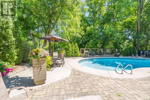 67 Mary Street, Halton Hills, ON - Outdoor With In Ground Pool With Backyard