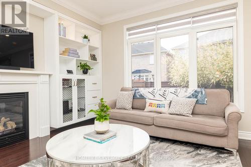 3316 Stalybridge Drive, Oakville, ON - Indoor Photo Showing Living Room With Fireplace