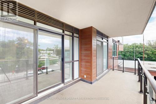 302 - 1575 Lakeshore Road W, Mississauga, ON - Outdoor With Balcony With Exterior