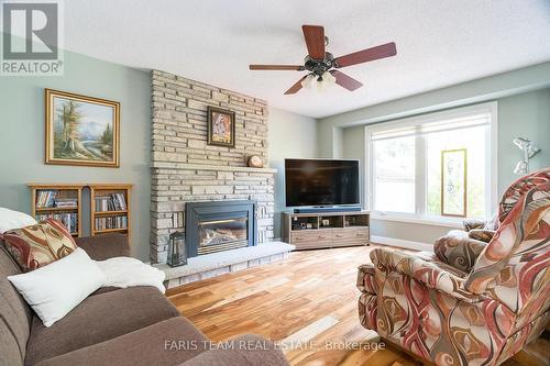 10 Carmichael Court, Orillia, ON - Indoor Photo Showing Living Room With Fireplace