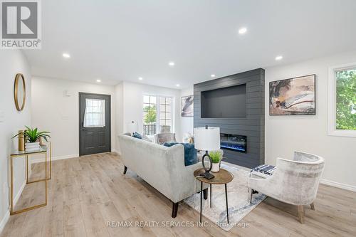 38 Irene Drive, Barrie, ON - Indoor Photo Showing Living Room With Fireplace