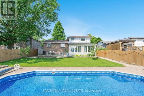 43 Briar Road, Barrie, ON - Outdoor With In Ground Pool With Backyard