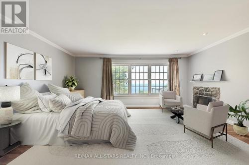 5 Hill Crescent, Toronto, ON - Indoor Photo Showing Bedroom With Fireplace