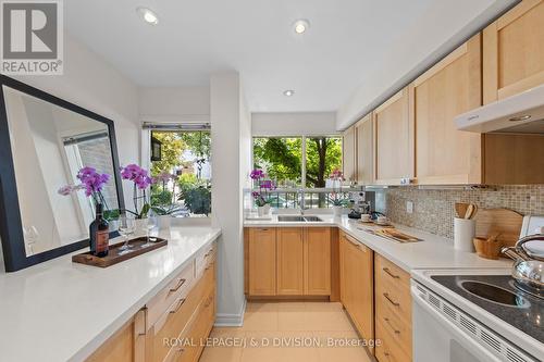 134 Dupont Street, Toronto, ON - Indoor Photo Showing Kitchen With Double Sink