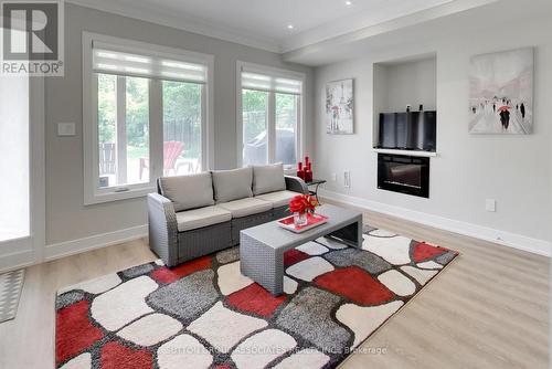 37 Fairchild Avenue, Toronto, ON - Indoor Photo Showing Living Room With Fireplace