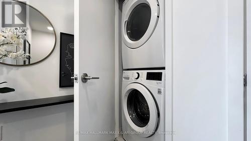 E603 - 34 Tubman Avenue, Toronto, ON - Indoor Photo Showing Laundry Room