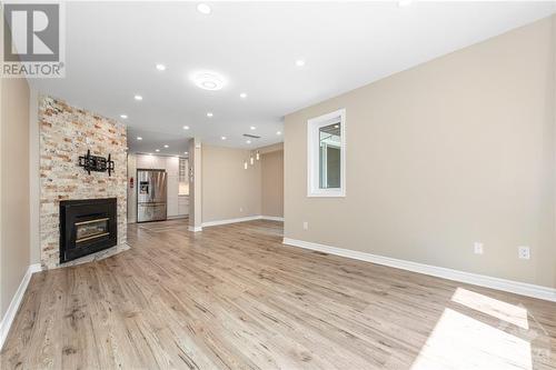 156 Knudson Drive, Ottawa, ON - Indoor With Fireplace