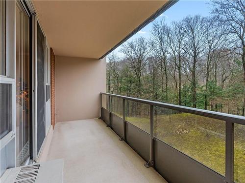 Private Balcony With Escarpment Views - 1968 Main Street W|Unit #302, Hamilton, ON - Outdoor With Balcony With Exterior