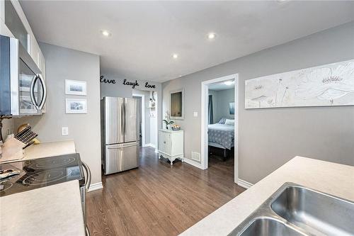 13 Fairfield Avenue, Hamilton, ON - Indoor Photo Showing Kitchen With Double Sink