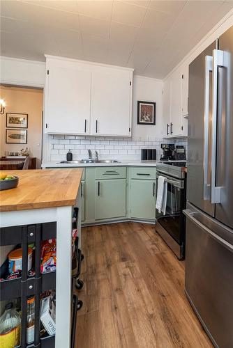 48 Emerald Street N, Hamilton, ON - Indoor Photo Showing Kitchen With Double Sink