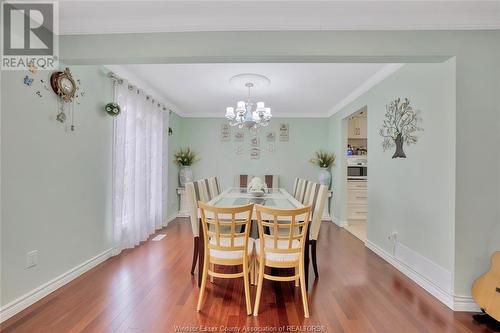 1105 Glicka, Windsor, ON - Indoor Photo Showing Dining Room