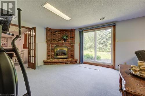 215 Black Walnut Place, Kitchener, ON - Indoor With Fireplace