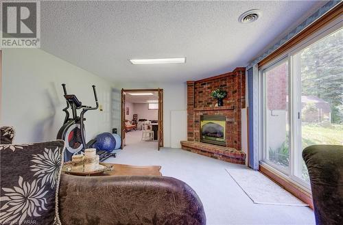 215 Black Walnut Place, Kitchener, ON - Indoor With Fireplace