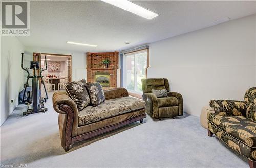 215 Black Walnut Place, Kitchener, ON - Indoor With Fireplace
