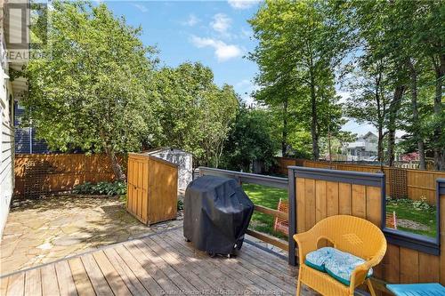 196 Bessborough Ave, Moncton, NB - Outdoor With Deck Patio Veranda With Backyard