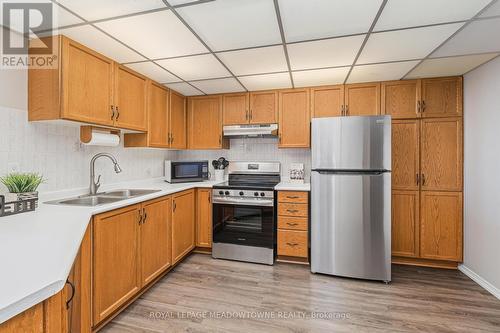 608 - 20 Mcfarlane Drive, Halton Hills, ON - Indoor Photo Showing Kitchen With Double Sink