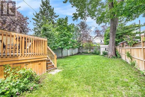 119 Russell Avenue, Ottawa, ON - Outdoor With Deck Patio Veranda With Backyard