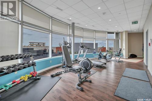 407 2300 Broad Street, Regina, SK - Indoor Photo Showing Gym Room