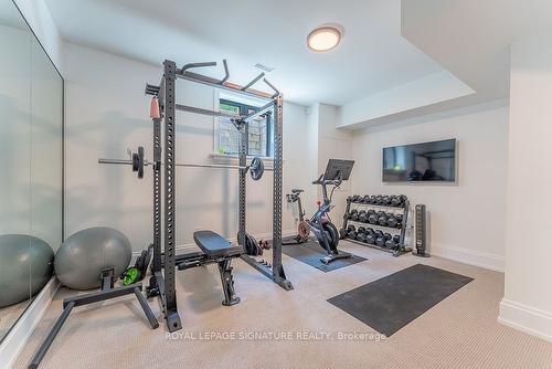 158 Angelene St, Mississauga, ON - Indoor Photo Showing Gym Room