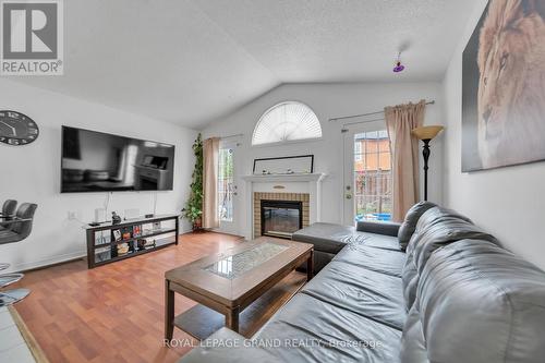 37 Fiddleneck Crescent, Brampton, ON - Indoor Photo Showing Living Room With Fireplace