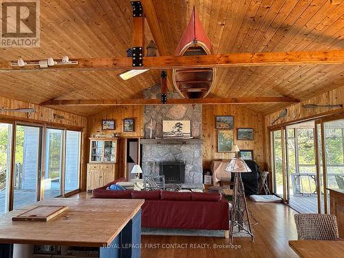 1 C393 Island, The Archipelago, ON - Indoor Photo Showing Living Room With Fireplace