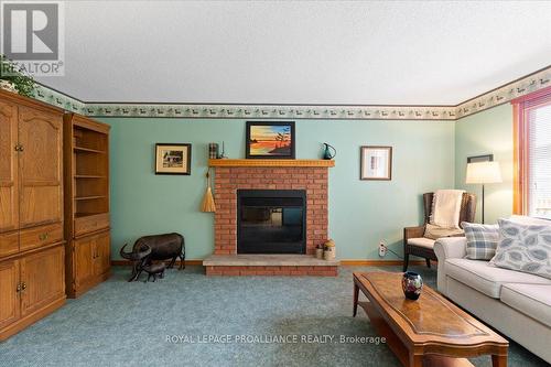 36 Dungannon Drive, Belleville, ON - Indoor Photo Showing Living Room With Fireplace