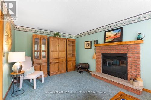 36 Dungannon Drive, Belleville, ON - Indoor Photo Showing Living Room With Fireplace