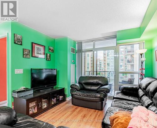 801 - 3 Michael Power Place, Toronto, ON - Indoor Photo Showing Living Room