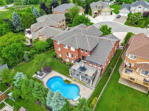 55 Elodia Court, Hamilton, ON - Outdoor With In Ground Pool With Deck Patio Veranda