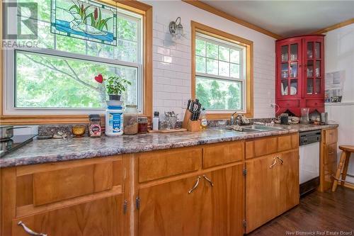 97 Olinville Road, Central Greenwich, NB - Indoor Photo Showing Kitchen With Double Sink