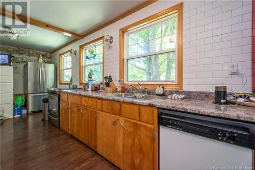 97 Olinville Road, Central Greenwich, NB - Indoor Photo Showing Kitchen With Double Sink