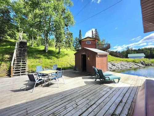 786 Coney Island, Kenora, ON - Outdoor With Body Of Water With Deck Patio Veranda