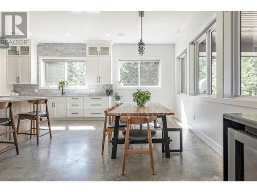 4848 Salmon River Road, Armstrong, BC - Indoor Photo Showing Dining Room