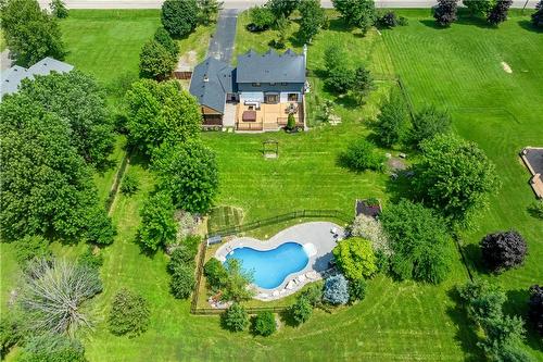 257 Freelton Road, Hamilton, ON - Outdoor With In Ground Pool With View