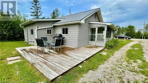 Rear patio/deck - 498 Bruce Road 13, Saugeen Indian Reserve 29, ON - Outdoor With Exterior