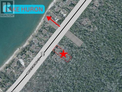 Lake access (rocky) across road - 498 Bruce Road 13, Saugeen Indian Reserve 29, ON - 