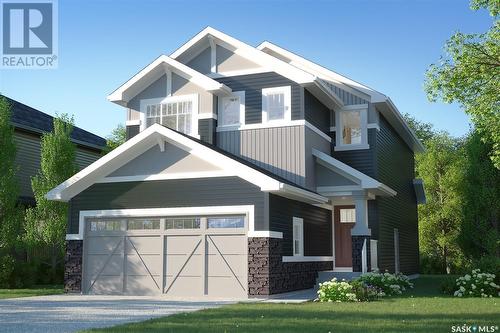 3123 Green Stone Road, Regina, SK - Outdoor With Facade