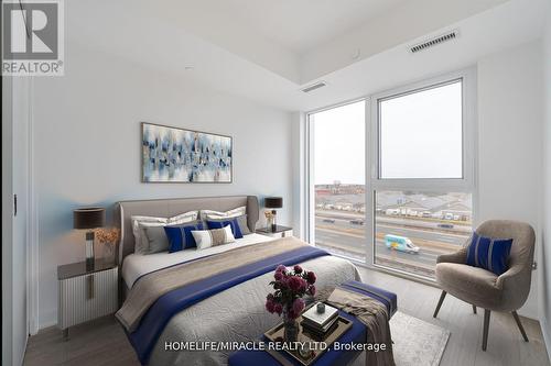 327 - 36 Zorra Street, Toronto, ON - Indoor Photo Showing Bedroom