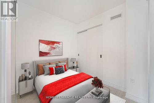 327 - 36 Zorra Street, Toronto, ON - Indoor Photo Showing Bedroom