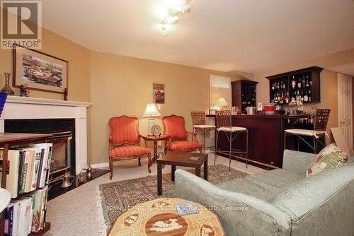 3395 Cajun Crescent, Mississauga, ON - Indoor Photo Showing Living Room With Fireplace