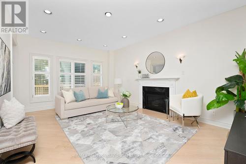 79 Laurelcrest Avenue, Toronto, ON - Indoor Photo Showing Living Room With Fireplace