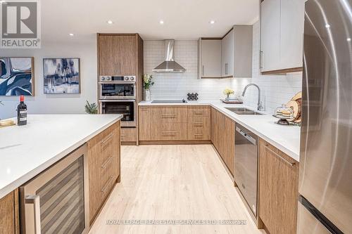 2008 - 175 Cumberland Street, Toronto, ON - Indoor Photo Showing Kitchen With Double Sink With Upgraded Kitchen