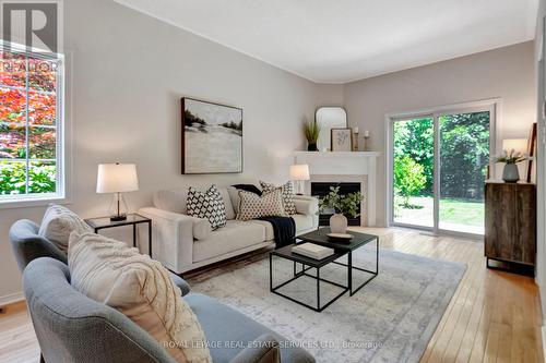 2317 Dalebrook Drive, Oakville, ON - Indoor Photo Showing Living Room With Fireplace